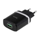 Мережевий зарядний пристрій HOCO C12Q Smart QC3.0 charger 18W Black - зображення 3