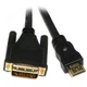 Кабель Viewcon VD 066-3м, HDMI to DVI: 18+1; 3м, позолоченные коннекторы, блистер, v1.3 - изображение 1