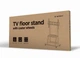 Напольная тумба под телевизор на роликах Gembird TVS-100F-01 - изображение 5