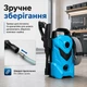 Мийка високого тиску Dacia 2000 Вт 135 бар мінімийка для авто з піногенератором 220 В - зображення 2