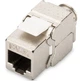 Модуль Keystone CAT 5e RJ45 STP подключение без инструментов черный - изображение 1