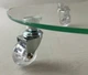 Подставки для цветов Ø300 мм из стекла на роликах COMMUS ULTRA d30 c8-SIL прозрачная (Clear) - изображение 4
