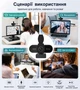 Вебкамера M5C Full HD 1080P з мікрофоном, Plug&Play, CMOS, 30 FPS, для ПК та ноутбука Чорна - зображення 7