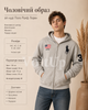 Толстовка Polo Ralph Lauren серый унисекс - на замке с капюшоном, карманами, нашивкой USA и номером 3 на рукаве размер L - изображение 6