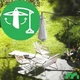 Парасоля садова велика складна для тераси уличний парасоль для саду захист від сонця пляжна тент для дачи з чохлом навіс для кафе - зображення 10