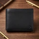 Мужское портмоне Tony Perotti натуральная кожа Cortina 5053 nero (bg901fash25) Черное - изображение 9