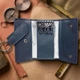 Ключница Tony Perotti из натуральной кожи Cortina 5005 navy (bg901fash33) Темно-синяя - изображение 4