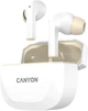 Наушники Canyon Hexagon 7 TWS ANC+ENC Wireless Charge White Beige (CNS-TWS7WB) - изображение 4