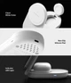 Док-станция Ringke Qi2 25W 3-in-1 Magnetic Wireless Charging folding Stand Charger White (CS1202RS) - изображение 10