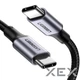 Дата кабель USB-C to USB-C 1.0m US316 100W 5A Alum. (Black) Ugreen (70427) - изображение 2