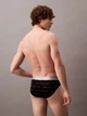 Трусы брифы мужские Calvin Klein NB4126-VRG(Triple Logo Stripe Platinum Rust) XL Черные (196807913480) - изображение 5