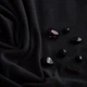 Трикотаж IDEIA 260 г/м2 150 см м’який трикотаж для худі, костюмів та повсякденного одягу чорна - зображення 4