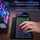 Беспроводная клавиатура и мышь Bluetooth с подсветкой украинская 25х15 см белая - изображение 6