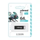Флеш-память USB 64GB Wibrand Chameleon USB 2.0 металл черный - изображение 2