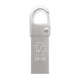 Флешка USB 64GB T&G Metal USB 2.0 моноблок серебристый с карабином - изображение 1