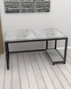 Компьютерный стол в стиле лофт EcoLoft Аскольд DSP-1504-10 Бетон Миллениум - изображение 2