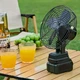 Вентилятор портативный беспроводной 48V с Li-ion аккумулятором для дома/дачи Черный (MX-00009766) - изображение 5
