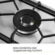 Поверхня газова Domino на металі WEILOR GM W 314 SS - изображение 6