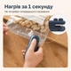 Ручной запайщик упаковщик пакетов 2 в 1, с резаком, USB зарядка, термо упаковка, портативный, с магнитом, индикатор заряда, синий. - изображение 3