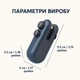 Ручной запайщик упаковщик пакетов 2 в 1, с резаком, USB зарядка, термо упаковка, портативный, с магнитом, индикатор заряда, синий. - изображение 5