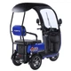 Трицикл аккумуляторный Forte TRINE-WN1072G Синий - изображение 6