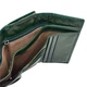 Гаманець жіночий натуральна шкіра Genuine Leather зелений 41088 green - изображение 3