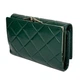 Гаманець жіночий натуральна шкіра Genuine Leather зелений 41088 green - изображение 5