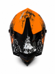 Мотошлем кроссовый Enduro DOT с очками S 55-56 см оранжево-черный - изображение 5
