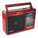 Радиоприемник портативный Golon RX-006UAR с аккумулятором, USB, MicroSD, 250х167х85мм Red - изображение 3