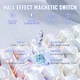 Механічна клавіатура Attack SHARK X68MAX HE Magnetic Switch, 8K, Металевий корпус, RGB, Win/Mac OS, УКР/АНГЛ, White Contours/Біла в смужку (X68MAXSWС) - изображение 7