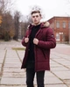 Куртка зимняя мужская Riccardo Б-5 2XL Бордовая - изображение 2