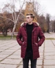 Куртка зимняя мужская Riccardo Б-5 2XL Бордовая - изображение 3