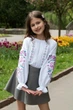 Вышиванка для девочки Mevis 5709 01 116 см белый - изображение 3