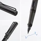 Ручка чорнильна LAMY safari матова чорна B T10 сині чорнила (4000205) - изображение 4