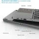 Клавіатура бездротова складана Erston Mini Bluetooth (UKR / EN / RU) - зображення 9