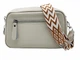 Стильна жіноча сумка cross-body з натуральної шкіри Gran-500 біла - изображение 6