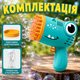 Детский пистолет-пулемет на батарейках Bubble Gun генератор мыльных пузырей автоматический зеленый - изображение 2