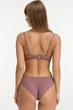 Комплект белья push-up и бразилианы 9373 Balaloum сливовый 80D/L - изображение 3