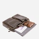 Сумка портфель мужская из натуральная кожи Vintage leather-20443 Коричневая - изображение 6