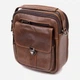 Сумка планшет через плечо мужская из натуральная кожи Vintage leather-20396 Коричневая - изображение 1