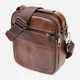 Сумка планшет через плечо мужская из натуральная кожи Vintage leather-20396 Коричневая - изображение 3
