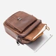 Сумка планшет через плечо мужская из натуральная кожи Vintage leather-20396 Коричневая - изображение 6