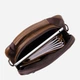 Сумка планшет через плечо мужская из натуральная кожи Vintage leather-20392 Светло-коричневая - изображение 5