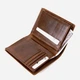 Портмоне мужское кожаное для карточек Vintage leather-20432 Коричневое - изображение 5