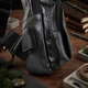 Сумка слинг через плечо мужская Vintage leather-20571 Черная - изображение 13