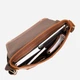 Сумка мессенджер через плечо мужская из натуральная кожи Vintage leather-20399 Рыжяя - изображение 5
