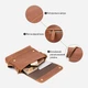 Сумка мессенджер через плечо мужская из натуральная кожи Vintage leather-20399 Рыжяя - изображение 8