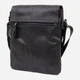 Сумка планшет через плечо мужская из натуральная кожи Vintage leather-20442 Черная - изображение 3