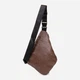 Сумка слинг через плечо мужская Vintage leather-20566 Коричневая - изображение 3