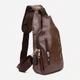 Сумка слинг через плечо мужская Vintage leather-20560 Коричневая - изображение 1